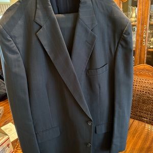 Single Breasted 2-piece Pinstripe Suit
